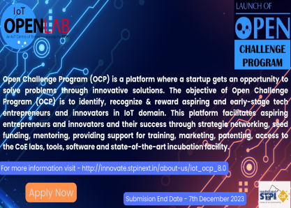 IoT Open Challenge Program (OCP) 8.0 